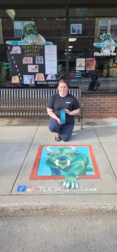 Chalk artist to launch M&M Children's Museum Block Party Chalkfest